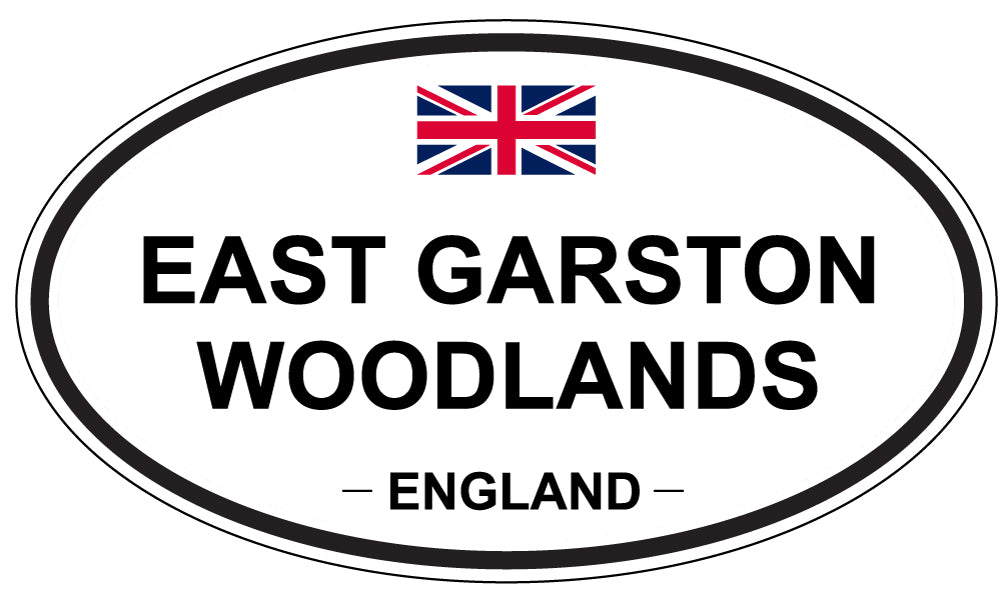 EAST GARSTON WOODLANDS, England - Oval Magnet