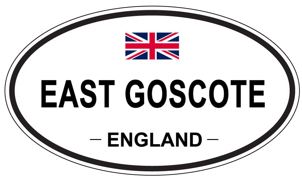 EAST GOSCOTE, England - Oval Magnet