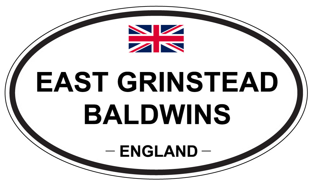 EAST GRINSTEAD BALDWINS, England - Oval Magnet