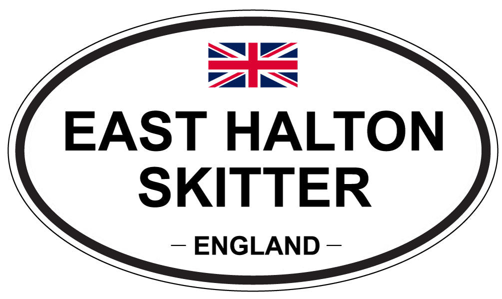 EAST HALTON SKITTER, England - Oval Magnet