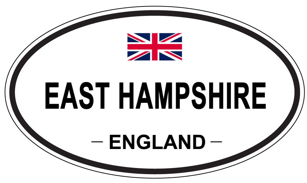 EAST HAMPSHIRE, England - Oval Magnet