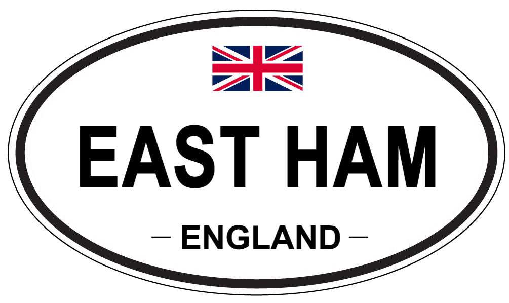 EAST HAM, England - Oval Magnet