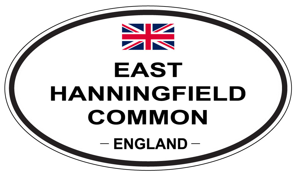 EAST HANNINGFIELD COMMON, England - Oval Magnet