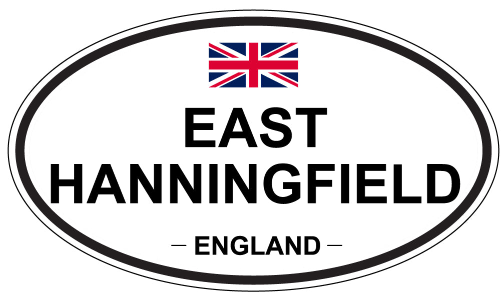 EAST HANNINGFIELD, England - Oval Magnet