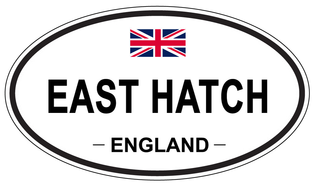 EAST HATCH, England - Oval Magnet