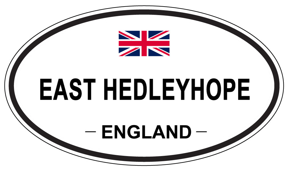 EAST HEDLEYHOPE, England - Oval Magnet