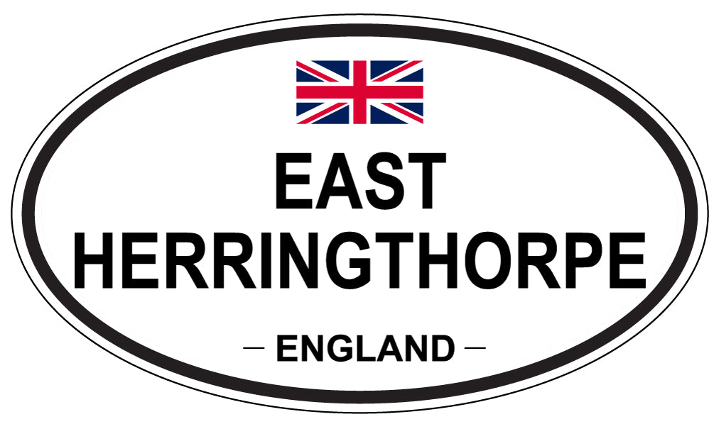 EAST HERRINGTHORPE, England - Oval Magnet
