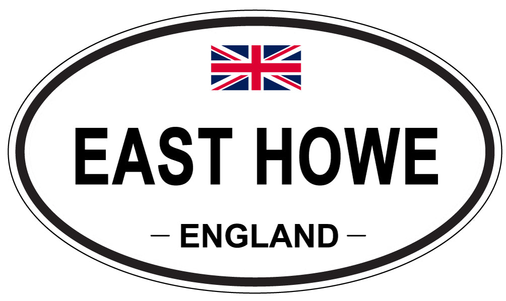 EAST HOWE, England - Oval Magnet