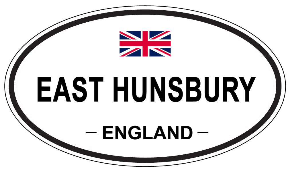 EAST HUNSBURY, England - Oval Magnet