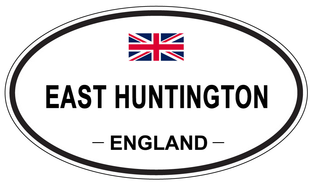 EAST HUNTINGTON, England - Oval Magnet
