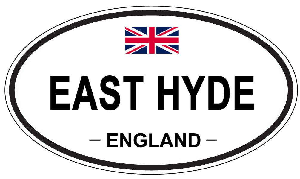 EAST HYDE, England - Oval Magnet