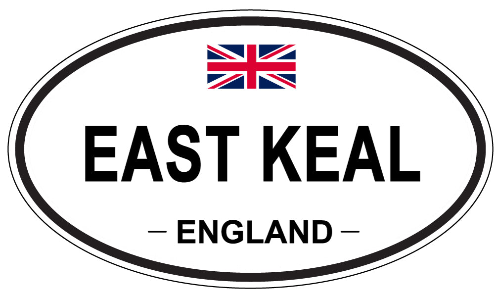 EAST KEAL, England - Oval Magnet