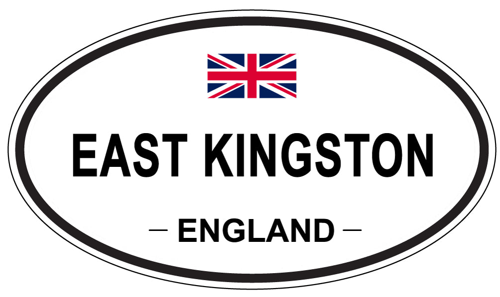 EAST KINGSTON, England - Oval Magnet