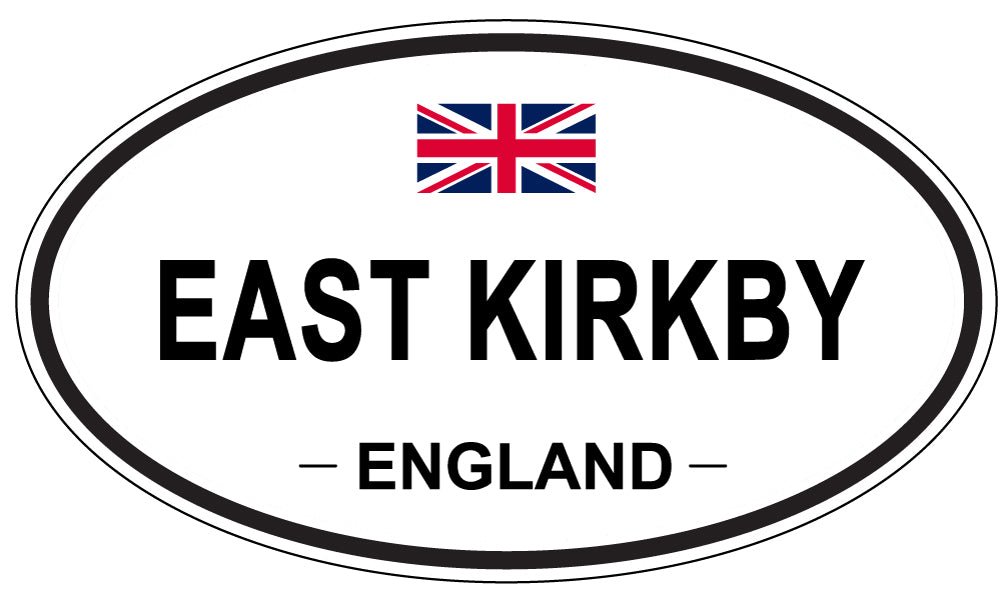 EAST KIRKBY, England - Oval Magnet