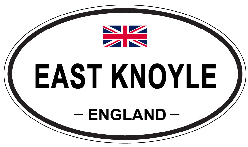 EAST KNOYLE, England - Oval Magnet