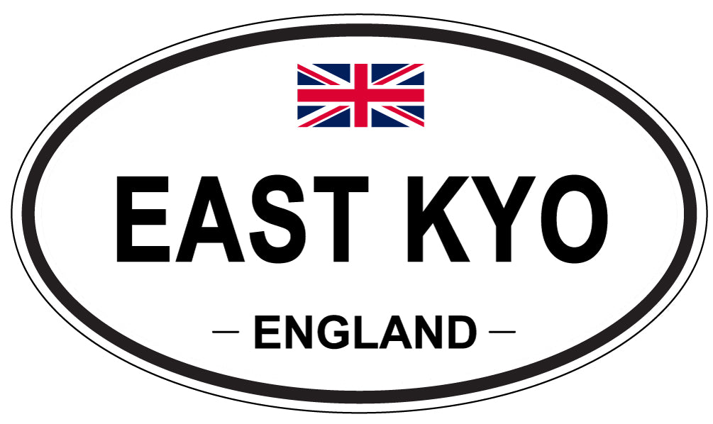 EAST KYO, England - Oval Magnet