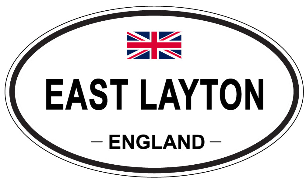 EAST LAYTON, England - Oval Magnet