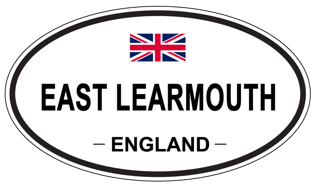 EAST LEARMOUTH, England - Oval Magnet