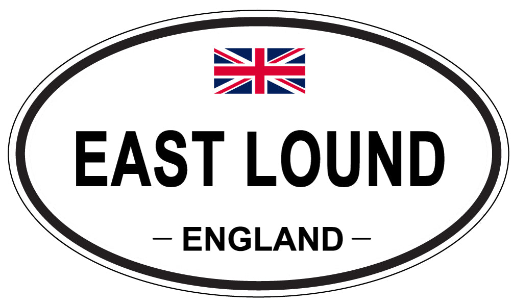 EAST LOUND, England - Oval Magnet
