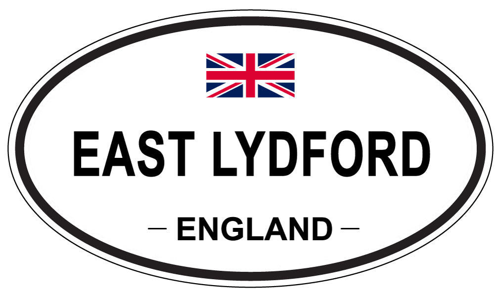 EAST LYDFORD, England - Oval Magnet