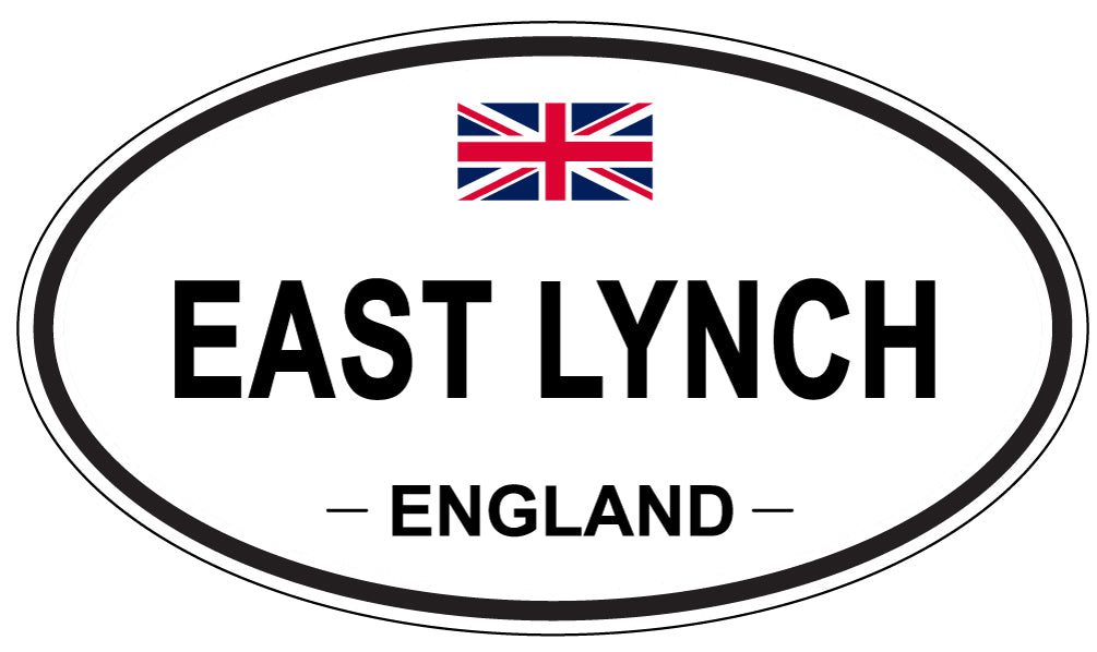 EAST LYNCH, England - Oval Magnet