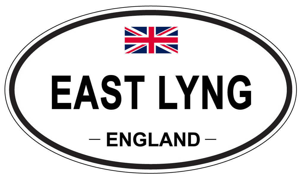 EAST LYNG, England - Oval Magnet
