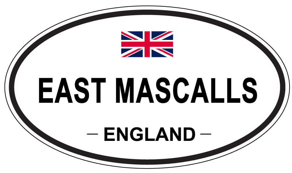 EAST MASCALLS, England - Oval Magnet