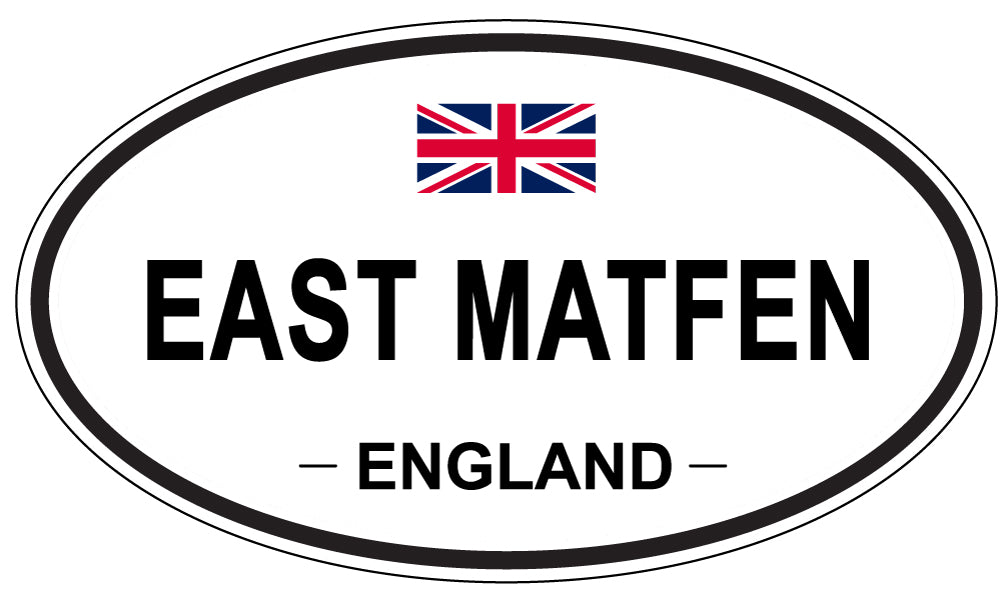 EAST MATFEN, England - Oval Magnet