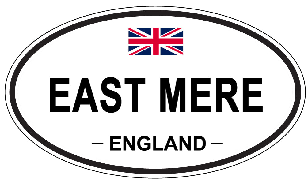 EAST MERE, England - Oval Magnet