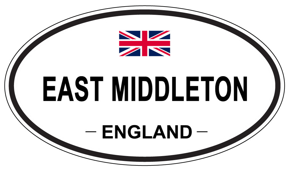 EAST MIDDLETON, England - Oval Magnet