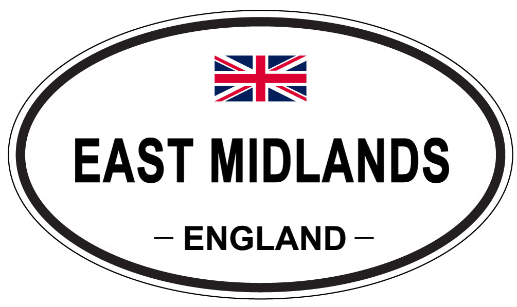 EAST MIDLANDS, England - Oval Magnet