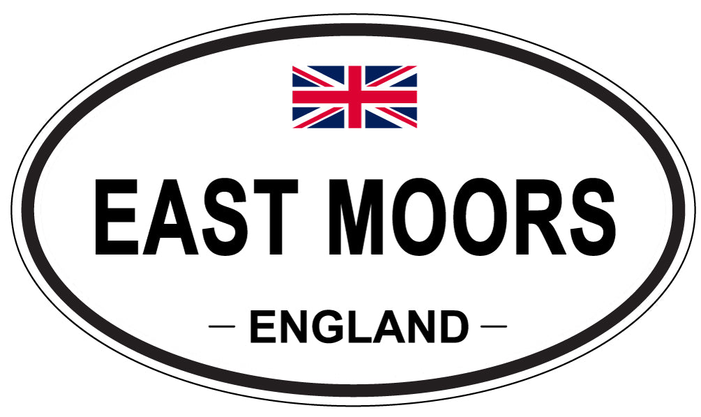 EAST MOORS, England - Oval Magnet