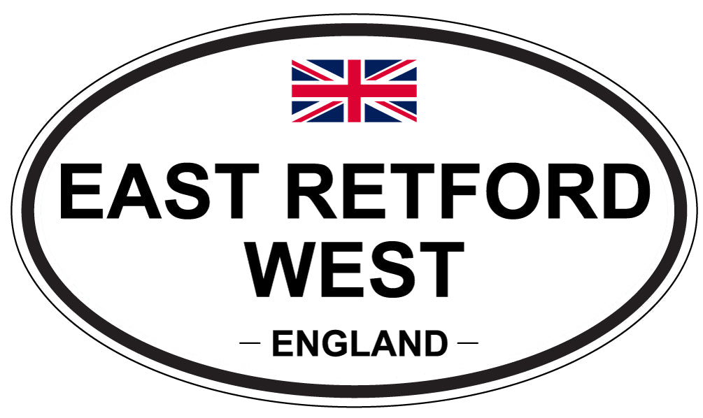 EAST RETFORD WEST, England - Oval Magnet