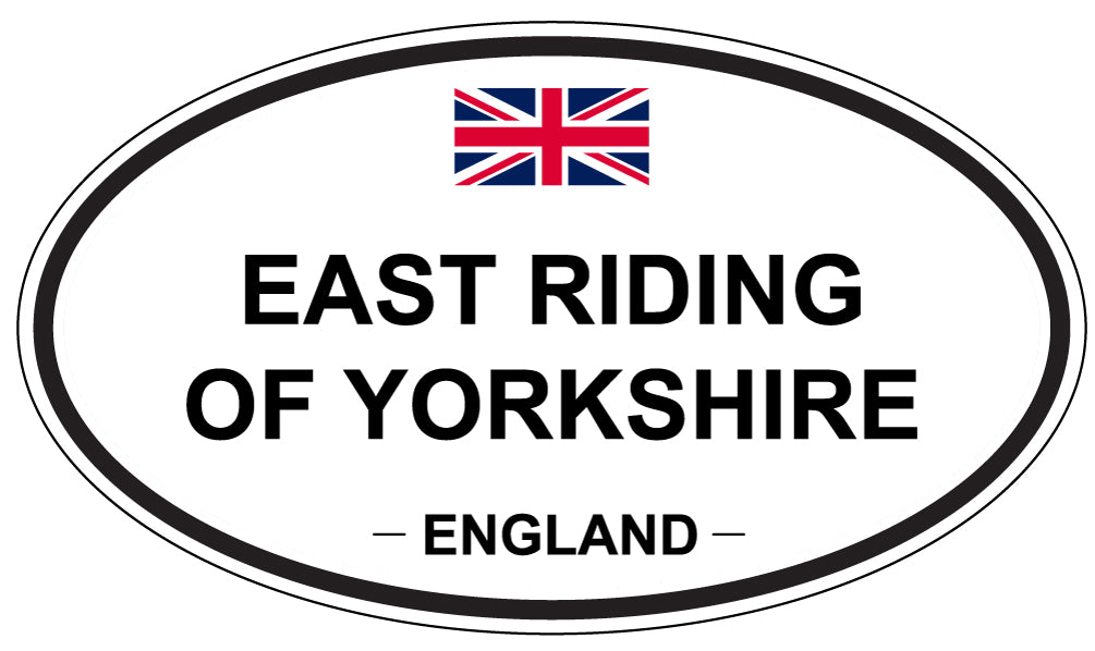 EAST RIDING OF YORKSHIRE, England - Oval Magnet