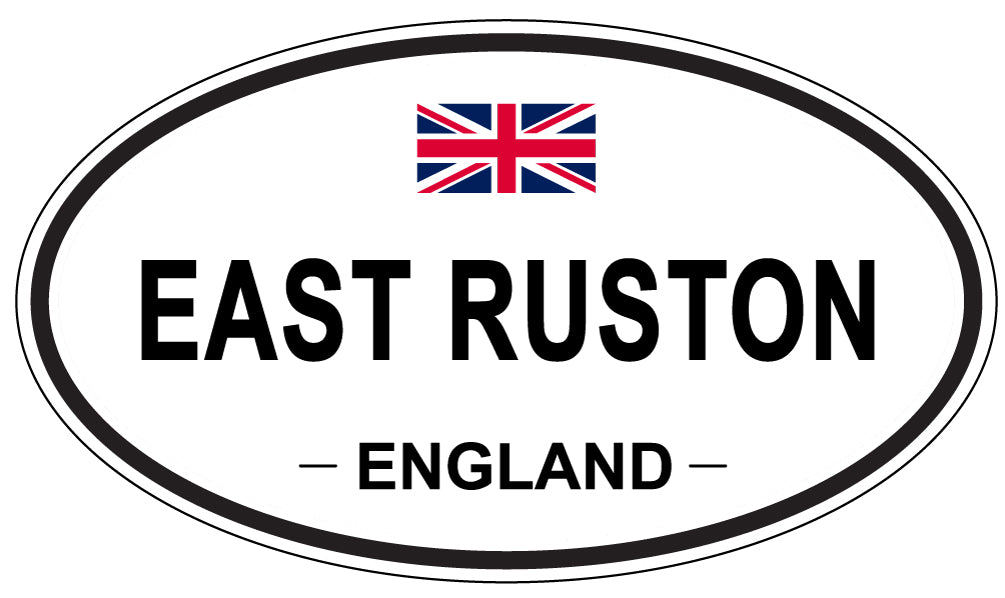 EAST RUSTON, England - Oval Magnet