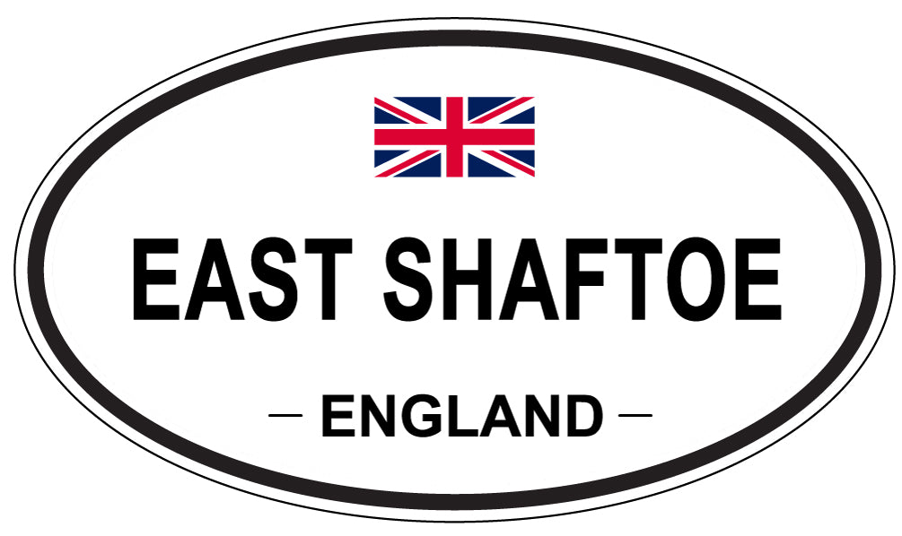 EAST SHAFTOE, England - Oval Magnet