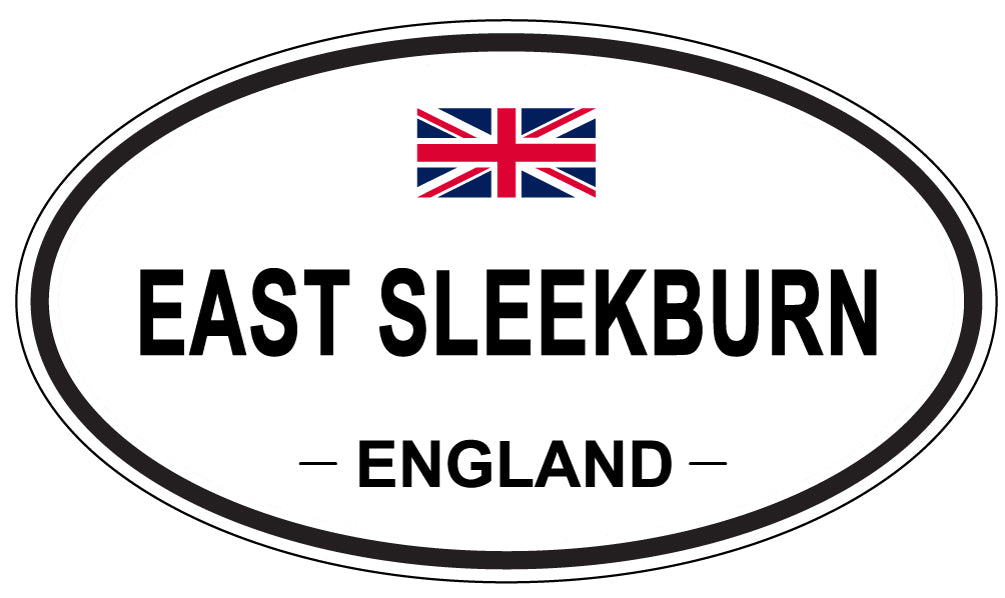 EAST SLEEKBURN, England - Oval Magnet