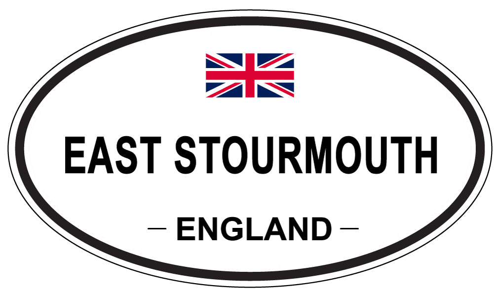 EAST STOURMOUTH, England - Oval Magnet