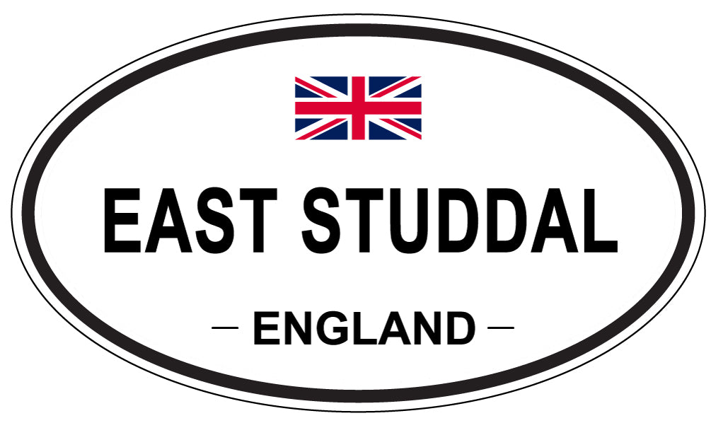 EAST STUDDAL, England - Oval Magnet