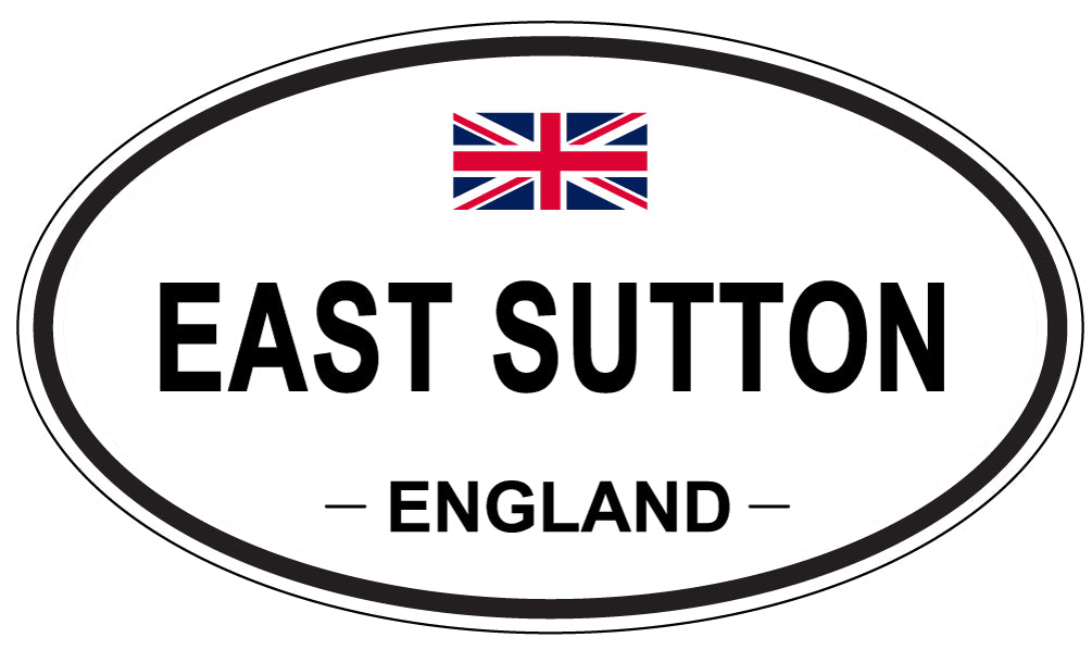 EAST SUTTON, England - Oval Magnet