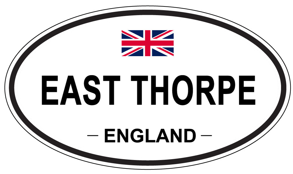 EAST THORPE, England - Oval Magnet