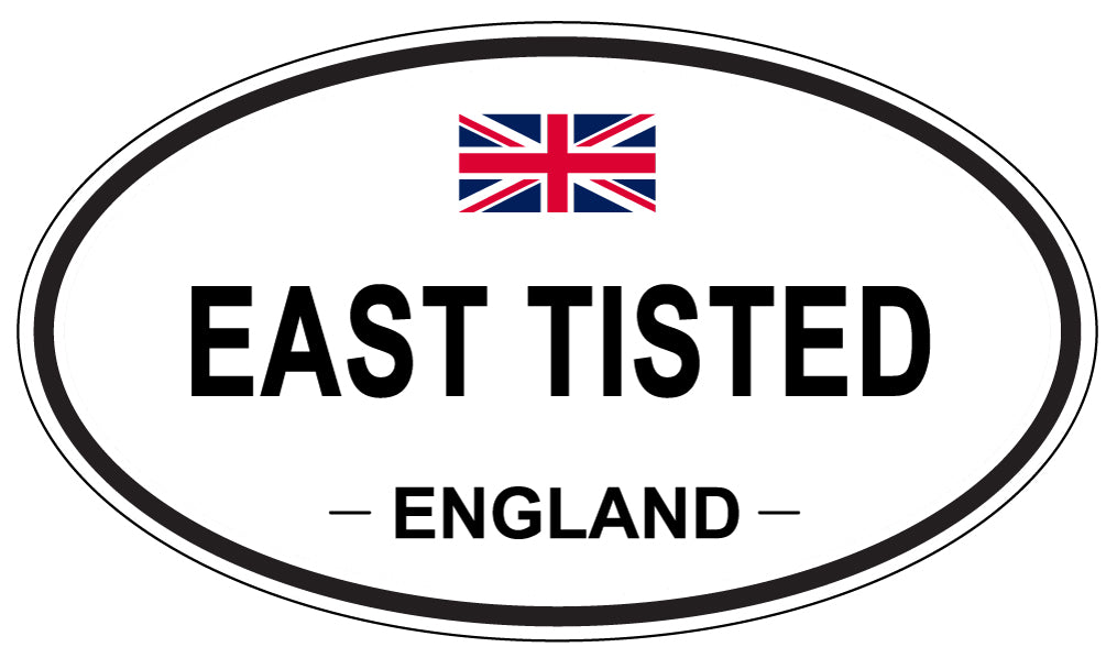 EAST TISTED, England - Oval Magnet