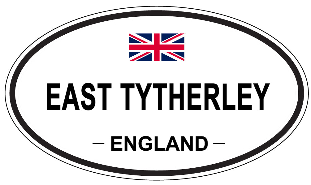 EAST TYTHERLEY, ENGLAND - Oval Sticker