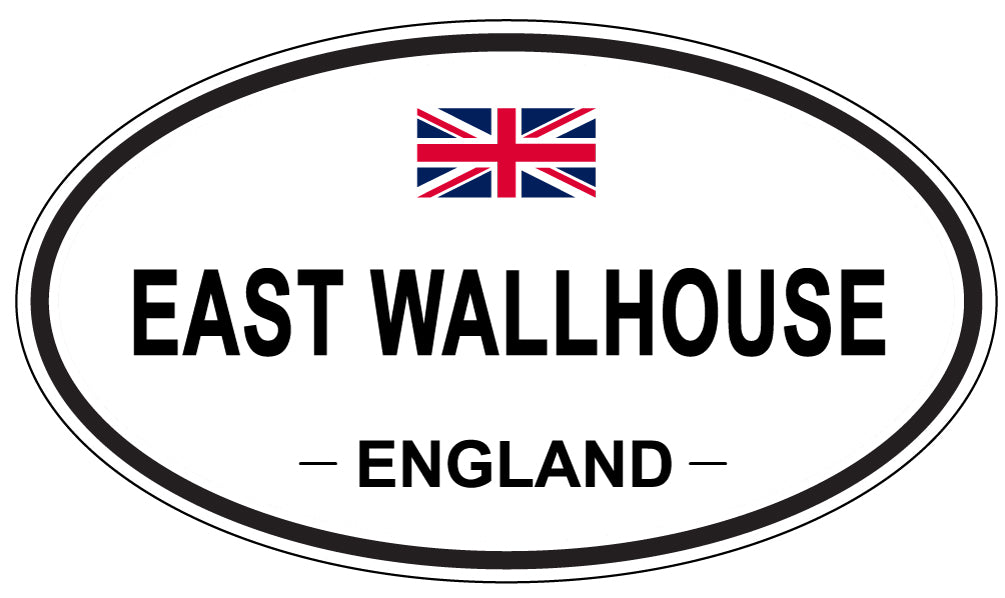 EAST WALLHOUSE, England - Oval Magnet