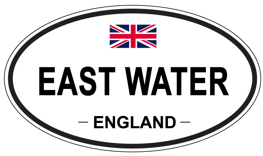 EAST WATER, England - Oval Magnet