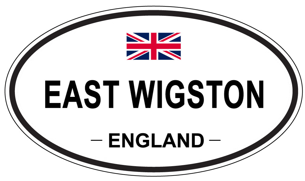 EAST WIGSTON, England - Oval Magnet