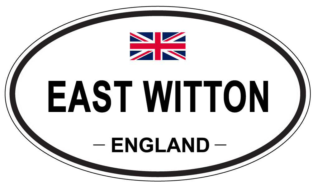 EAST WITTON, England - Oval Magnet