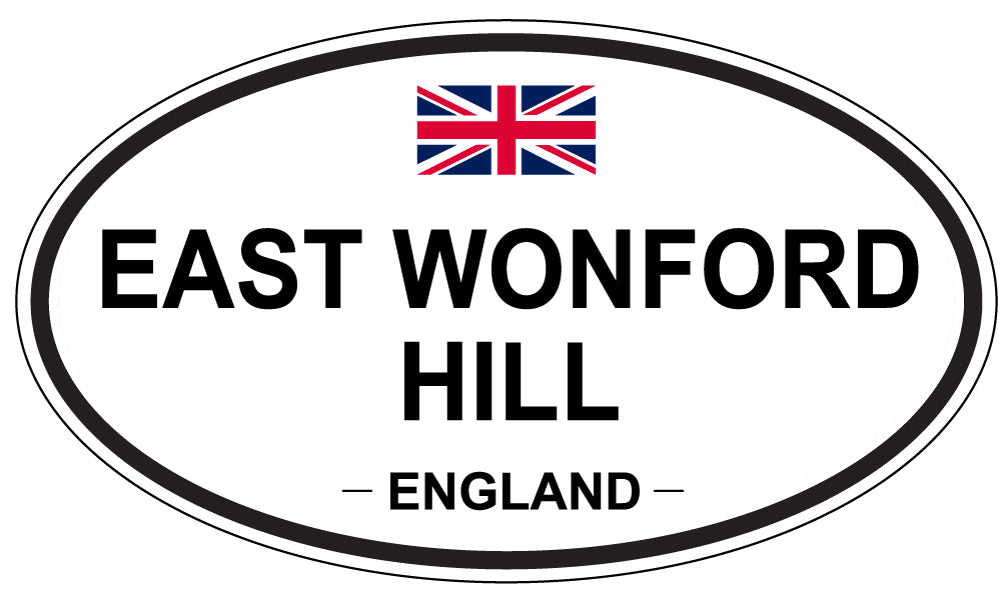 EAST WONFORD HILL, England - Oval Magnet
