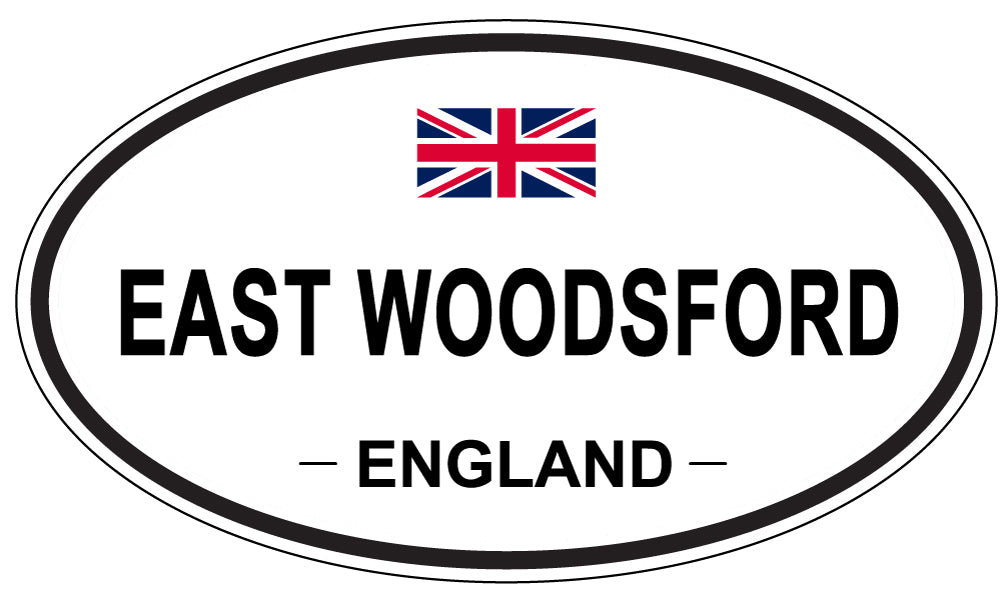 EAST WOODSFORD, England - Oval Magnet