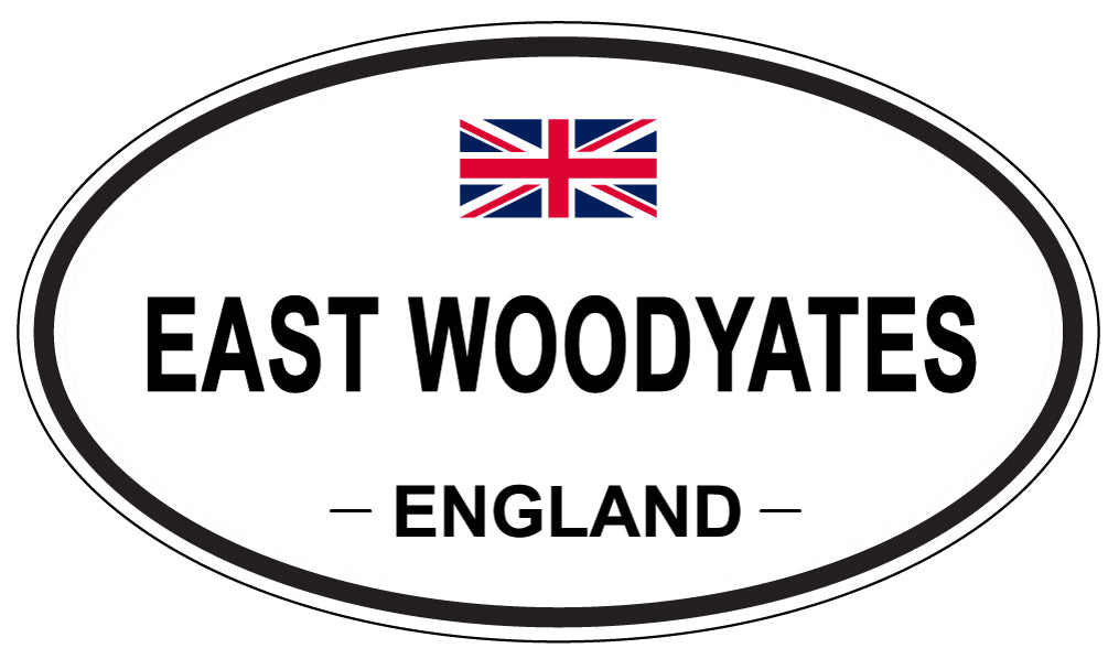 EAST WOODYATES, England - Oval Magnet